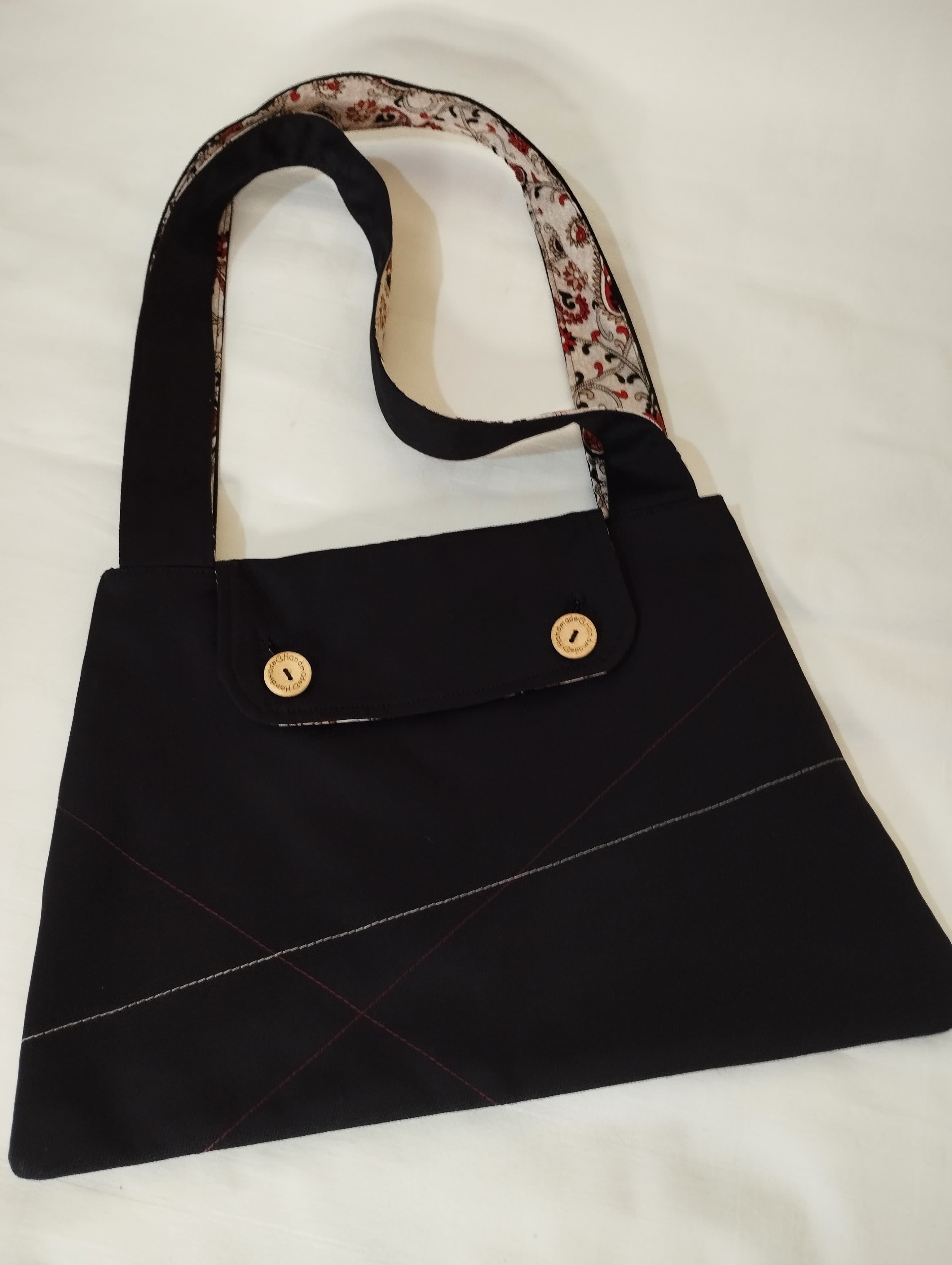 Lined Hand-Made Bag - Image 1